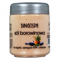 BINGOSPA Sól borowinowa do kąpieli, zabiegów SPA i okładów  600g